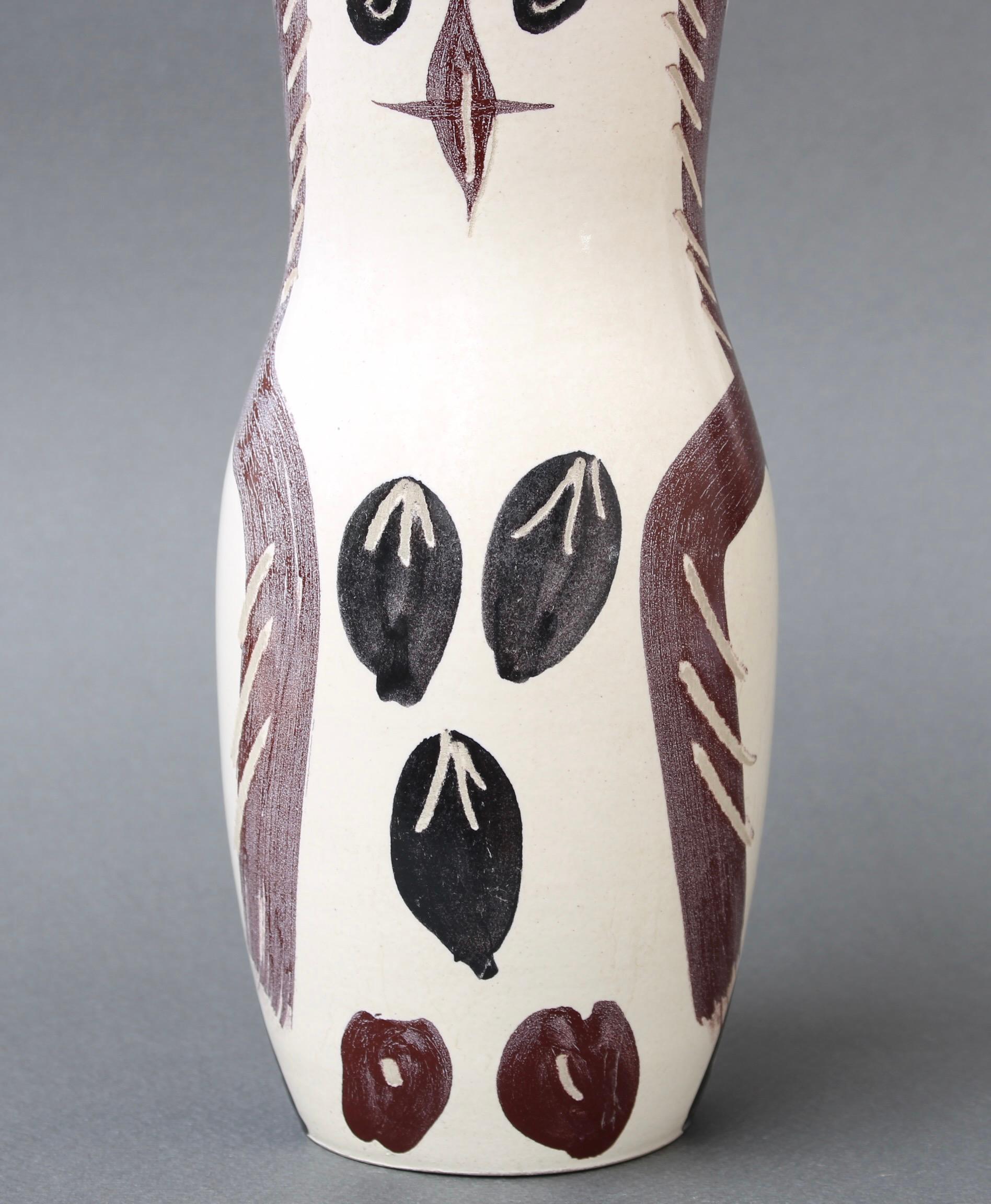 Ceramic Owl Vase (A.R. 135) from the Madoura Pottery by Pablo Picasso For Sale 8