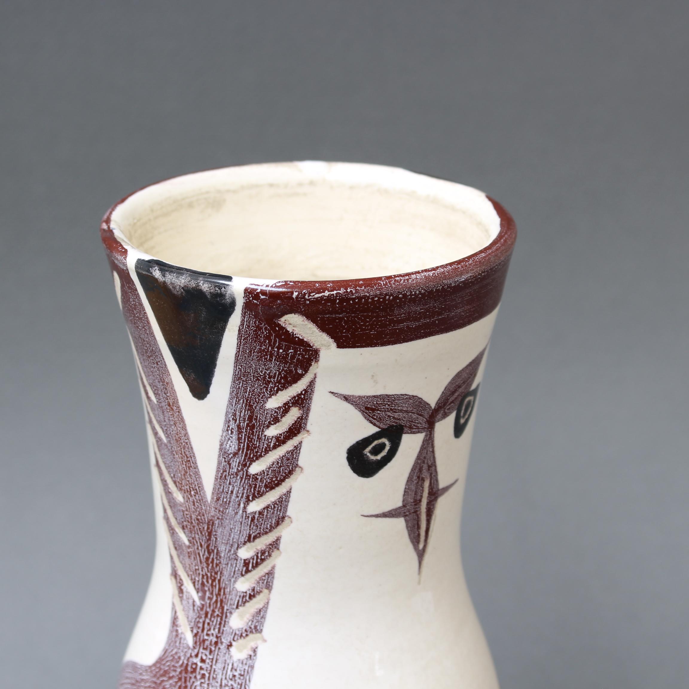 Keramikvase mit Eulenvase (A.R. 135) aus der Madoura-Keramik von Pablo Picasso im Angebot 16