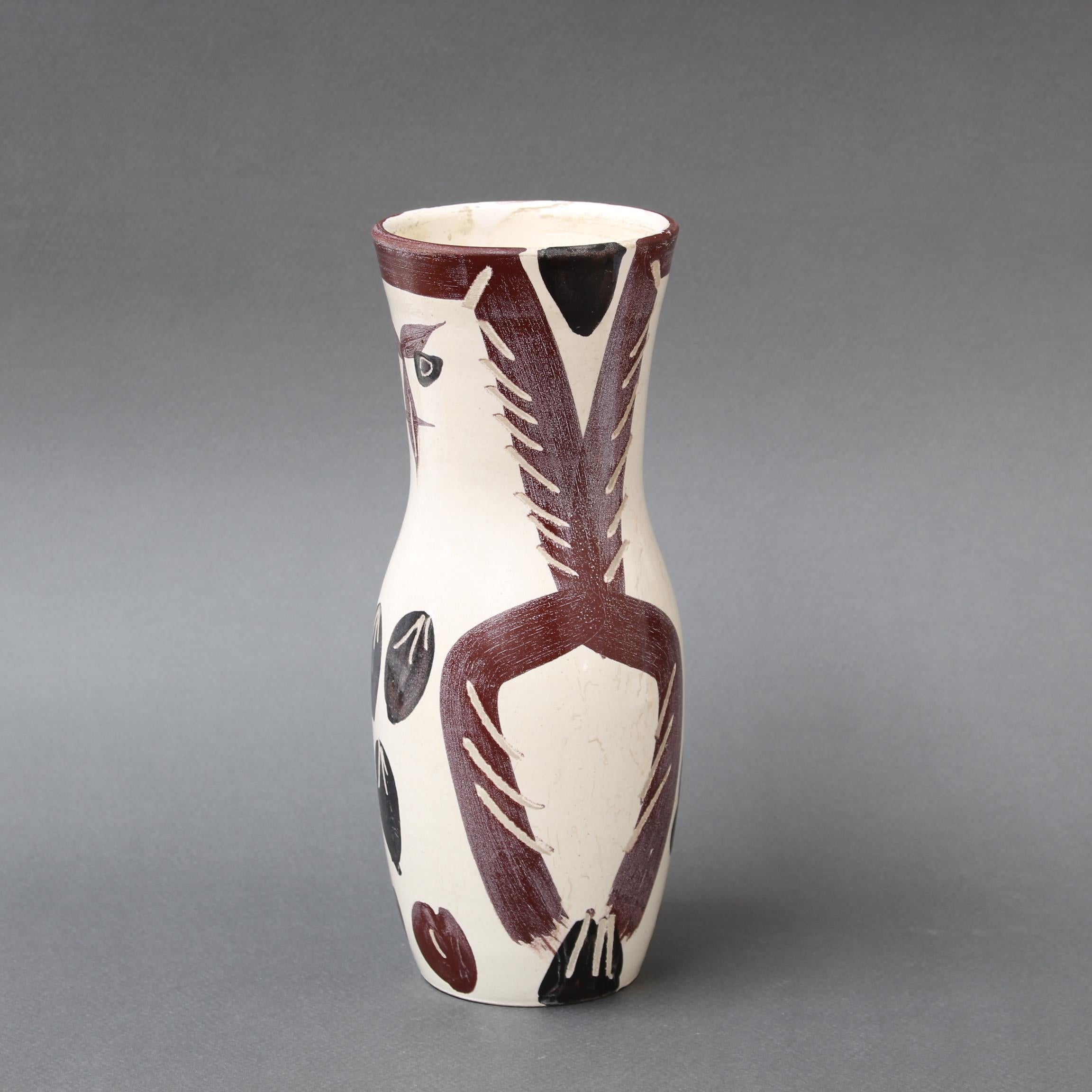 Ceramic Owl Vase (A.R. 135) from the Madoura Pottery by Pablo Picasso For Sale 4