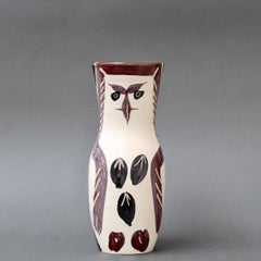 Ceramic Owl Vase (A.R. 135) from the Madoura Pottery by Pablo Picasso