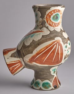 Chouette, by Pablo Picasso, 1960's, Multiples, Ceramic, Pitcher, Animal, Owl