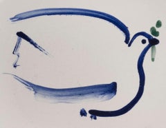 Colombe de la paix, Pablo Picasso, Design, Ceramic, Madoura, Unique piece
