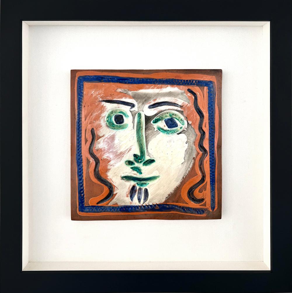Curly Haired Face (Visage aux cheveux bouclés), 1968-1969 - Sculpture by Pablo Picasso