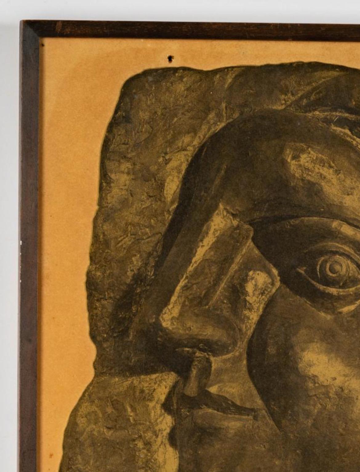 Pablo Picasso, Spanier (1881-1973)
Picasso: Skulpturen, Dessins
(Czwiklitzer 129) Farblithographie und Lichtdruck auf Papier, 1958 (aus einer Auflage von 800); rechts unten mit Bleistift signiert; gedruckt bei Mourlot, Paris

Abmessungen: 
Ansicht: