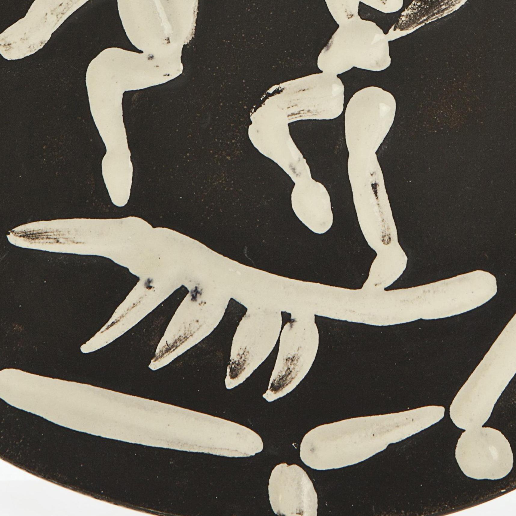 DEUX DANSEURS - Black Figurative Sculpture by Pablo Picasso