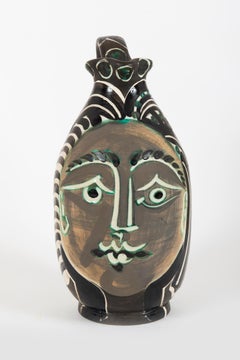 Femme du barbu, Pablo Picasso, Ceramic, Terracotta, 1950's, Postwar, Sculpture