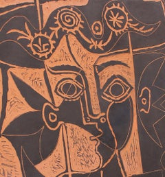Grande Tête De Femme Au Chapeau Orné (Grande testa di donna con cappello decorato)