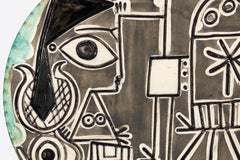 Jacqueline au Chevalet (Jacqueline ante el caballete) - Plato de cerámica, 40/200, 1956