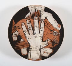Mains au Poisson, Pablo Picasso, 1950's, Ceramic, Multiples, Design, Interior
