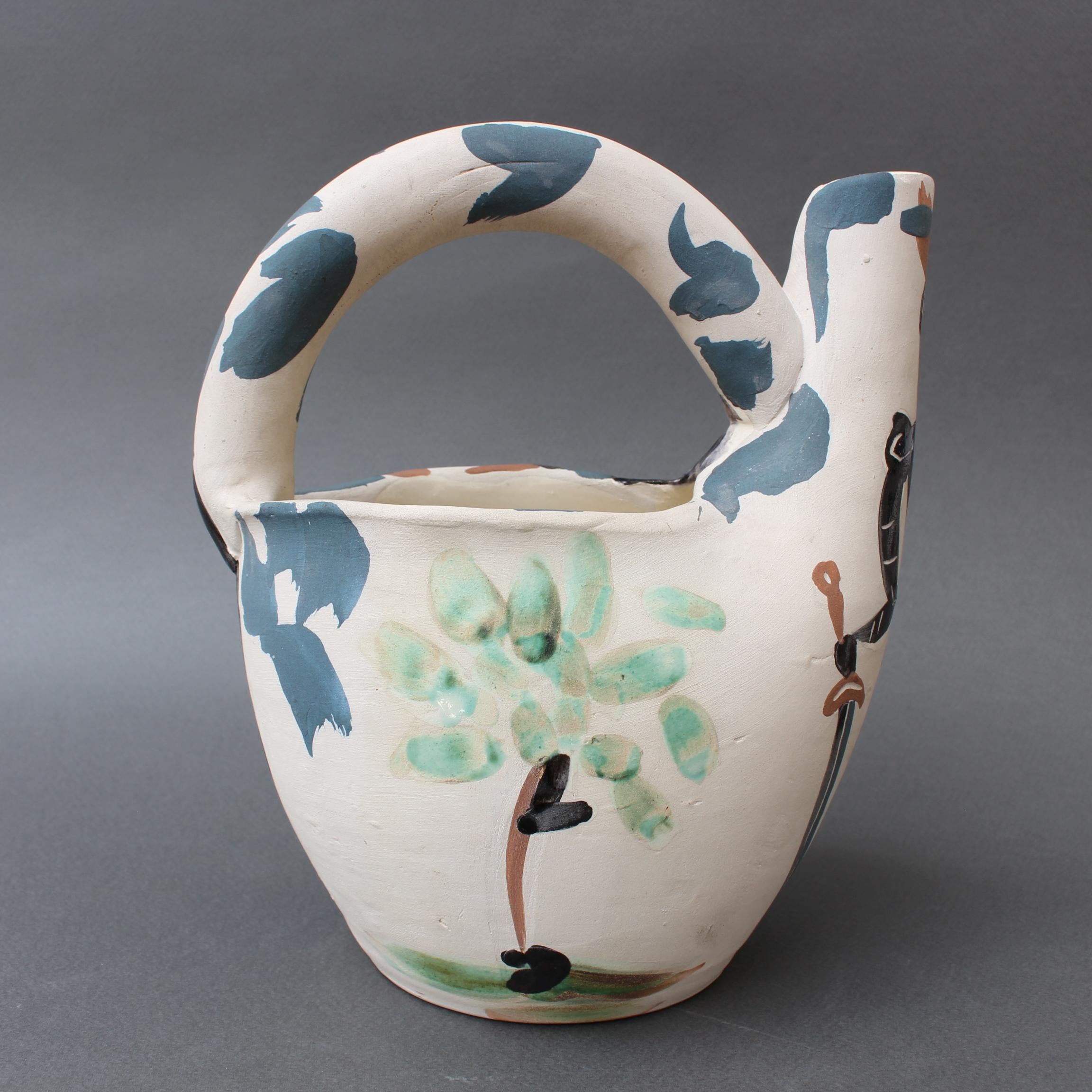 Mid-Century Ceramic Pitcher 'Rider and Horse' (20/300) by Pablo Picasso 2