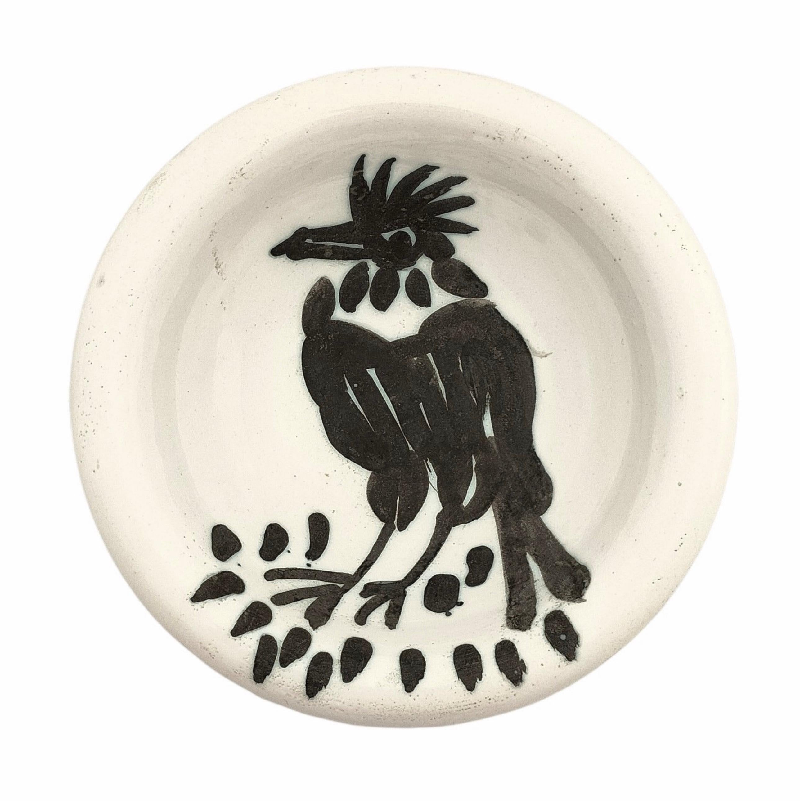 Oiseau à la Huppe, Picasso, Aschenbecher, Design, Keramik, Tiere, Kunst, Nachkrieg