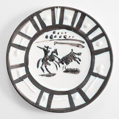 Pablo Picasso Authentic Ceramic Picador Plate Edition of 200 Earthenware