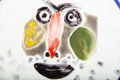 Pablo Picasso Ceramic Plate A.R. 496 Face No. 203