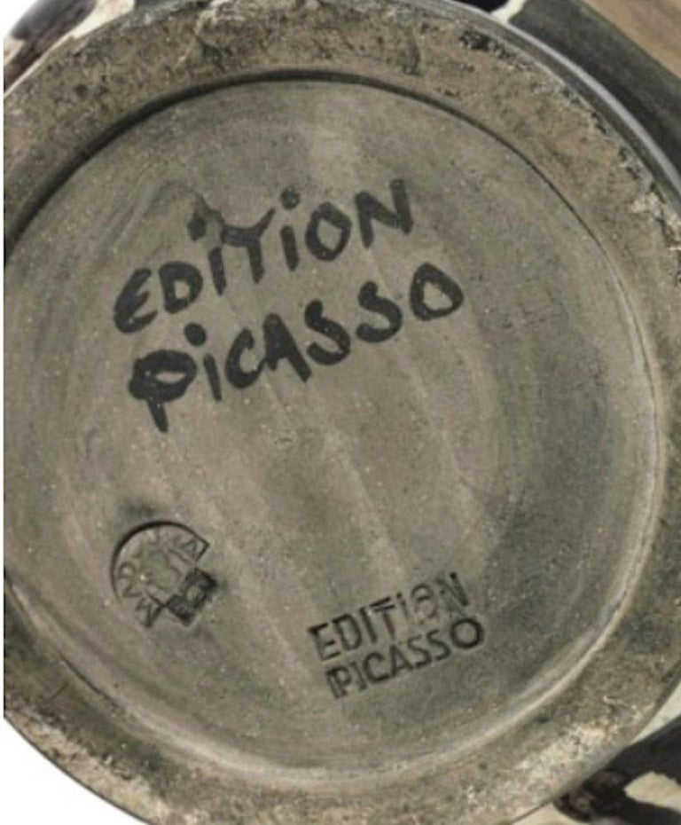 Pablo Picasso Madoura Ceramic Pitcher 'Femme du barbu' Ramié 193 For Sale 3