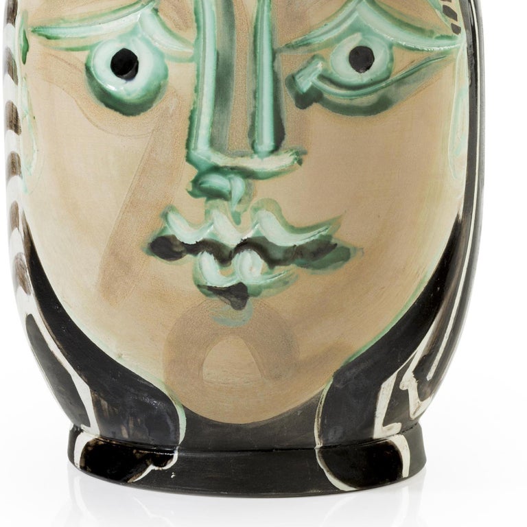 Pablo Picasso Madoura Ceramic Pitcher 'Femme du barbu' Ramié 193 For Sale 5