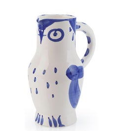Pablo Picasso Madoura Ceramic Pitcher - Hibou, Ramié 253