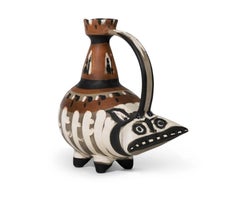 Pablo Picasso Madoura Ceramic Pitcher 'Tarasque' Ramié 247