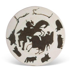 Pablo Picasso Madoura Ceramic Plate 'Corrida' Ramie 181