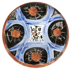 Pablo Picasso Madoura Ceramic Plate 'Face No.59' Ramié 469