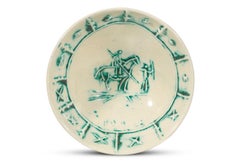 Vintage Pablo Picasso Madoura Ceramic Bowl 'Picador' Ramié 229