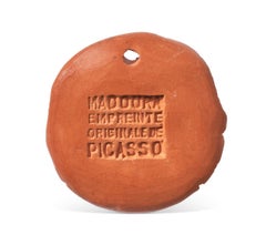 Pablo Picasso Madoura terracotta medallion 'Centaure en profil' Ramié 95