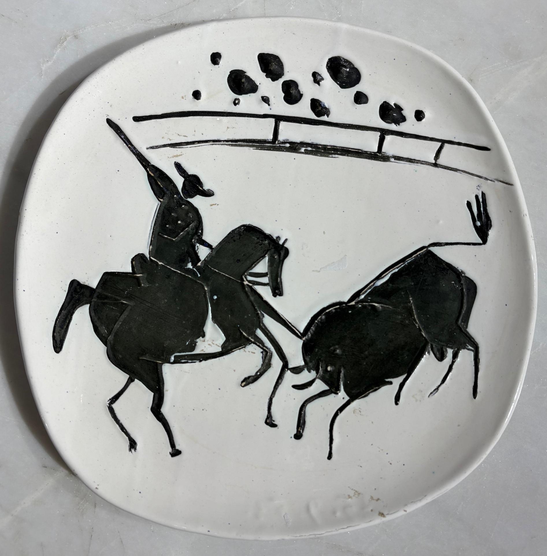 Pablo Picasso " Picador and Bull" Earthenware