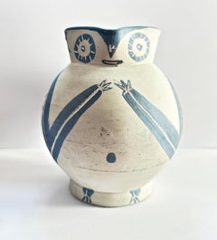 Petite Chouette 1949, Rare Picasso Ceramic Pitcher, Ramié Catalogue No. 82