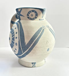 Petite Chouette 1949, Rare Picasso Ceramic Pitcher, Ramié Catalogue No. 82