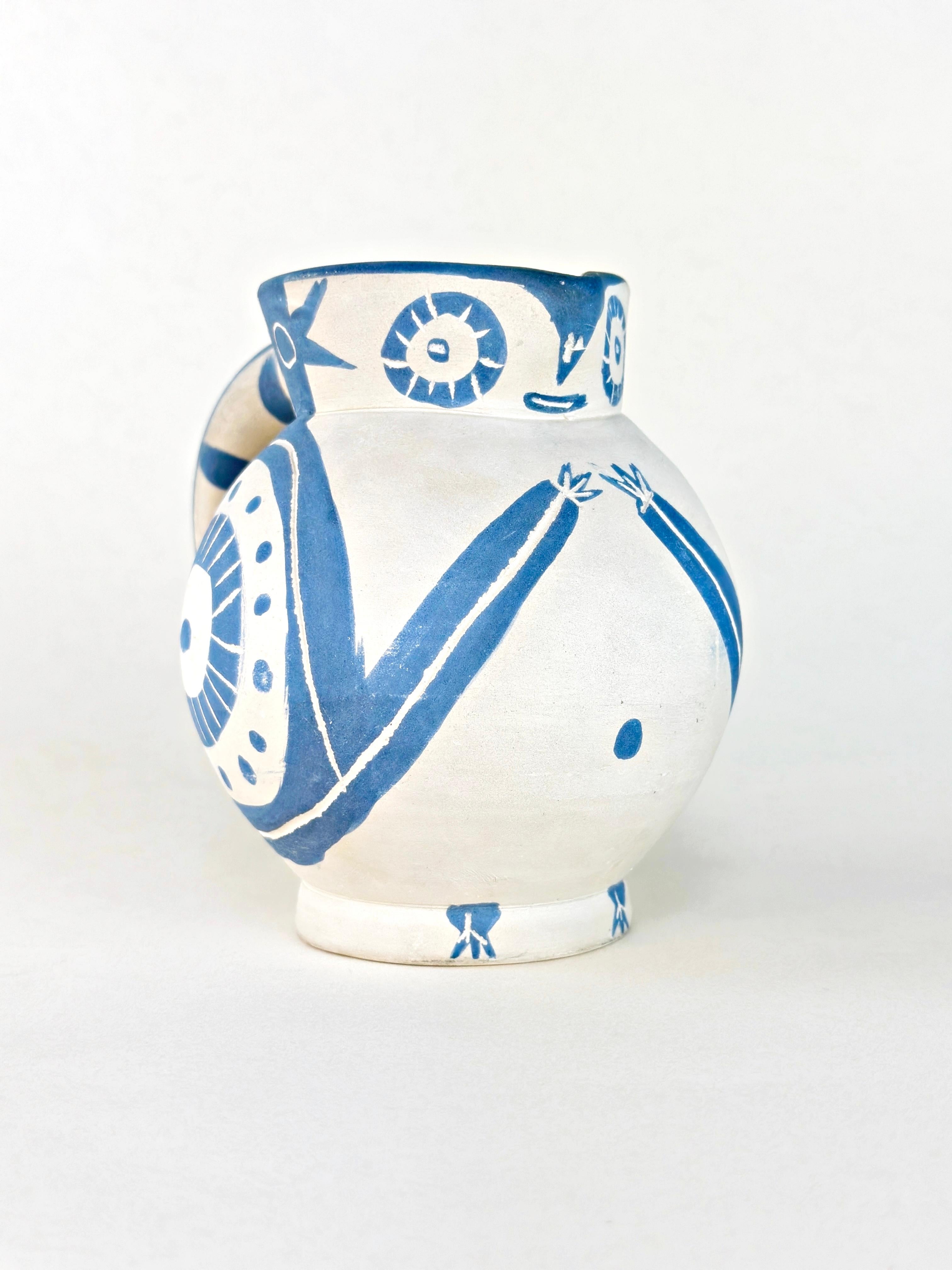 Petite Chouette 1949, Rare Picasso Ceramic Pitcher, Ramié Catalogue No. 82