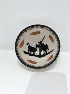 Picador, by Pablo Picasso, 1950's, Bowl, Sculpture, Design, Edition, Earthenware