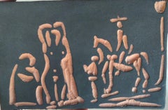 Picasso Madoura Ceramic A.R. 540 Personnage et Cavaliers