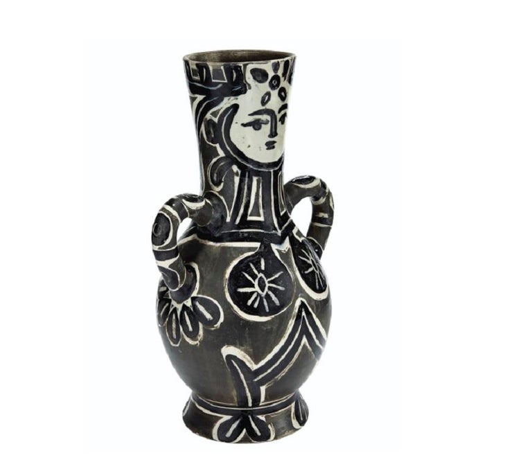 Pablo Picasso - Picasso Madoura Ceramic Pitcher 'Vase deux anses hautes'  Ramié 213 For Sale at 1stDibs