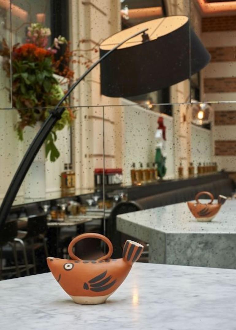 Pichet Poisson, Pablo Picasso, Ceramic, Madoura Vallauris, Fish, Sculpture, 50's

Pichet Poisson
Ed. 500 pcs
Red earthenware clay, decoration in engobes
Stamped on the underneath: Edition Picasso, Madoura Plein Feu
Picasso : Catalogue of the edited