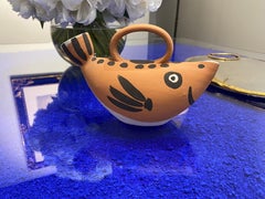 Pichet Poisson, Pablo Picasso, Ceramic, Madoura Vallauris, Fish, Sculpture, 50's
