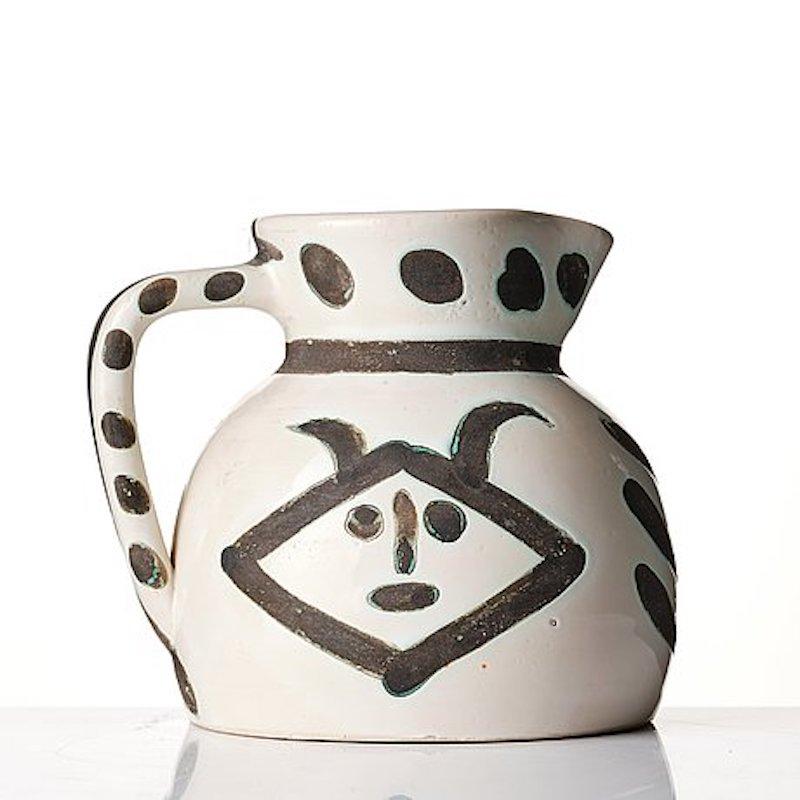 Gehäkelte Ttes, Pablo Picasso, 1950er Jahre, Skulptur, Keramik, Krug, Design im Angebot 3