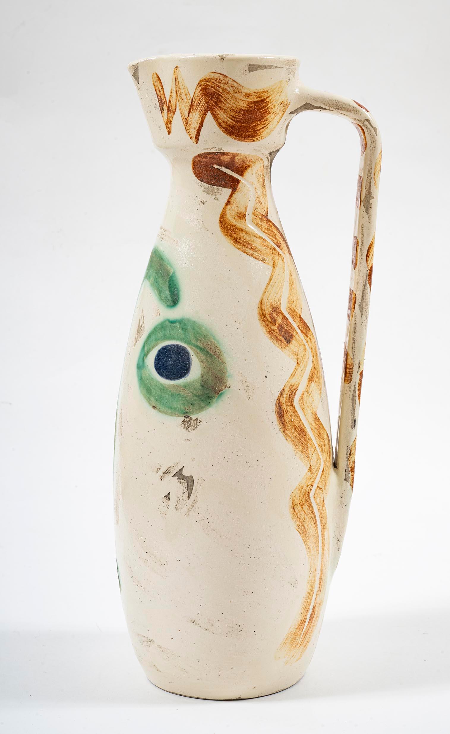 Pichet Visage (A.R. 611), Pablo Picasso, Design, Keramik, Madoura im Angebot 4