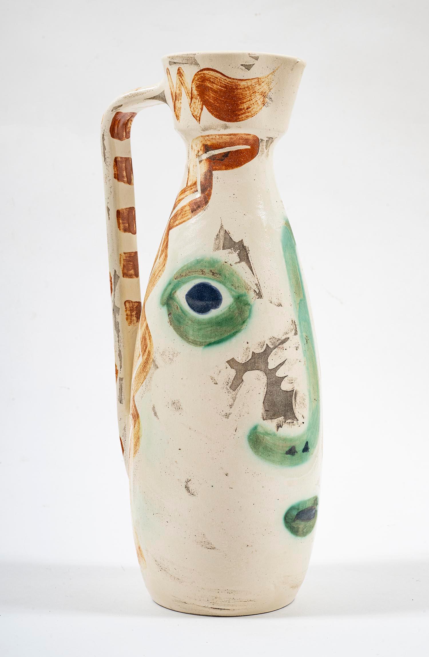 Pichet Visage (A.R. 611), Pablo Picasso, Design, Keramik, Madoura