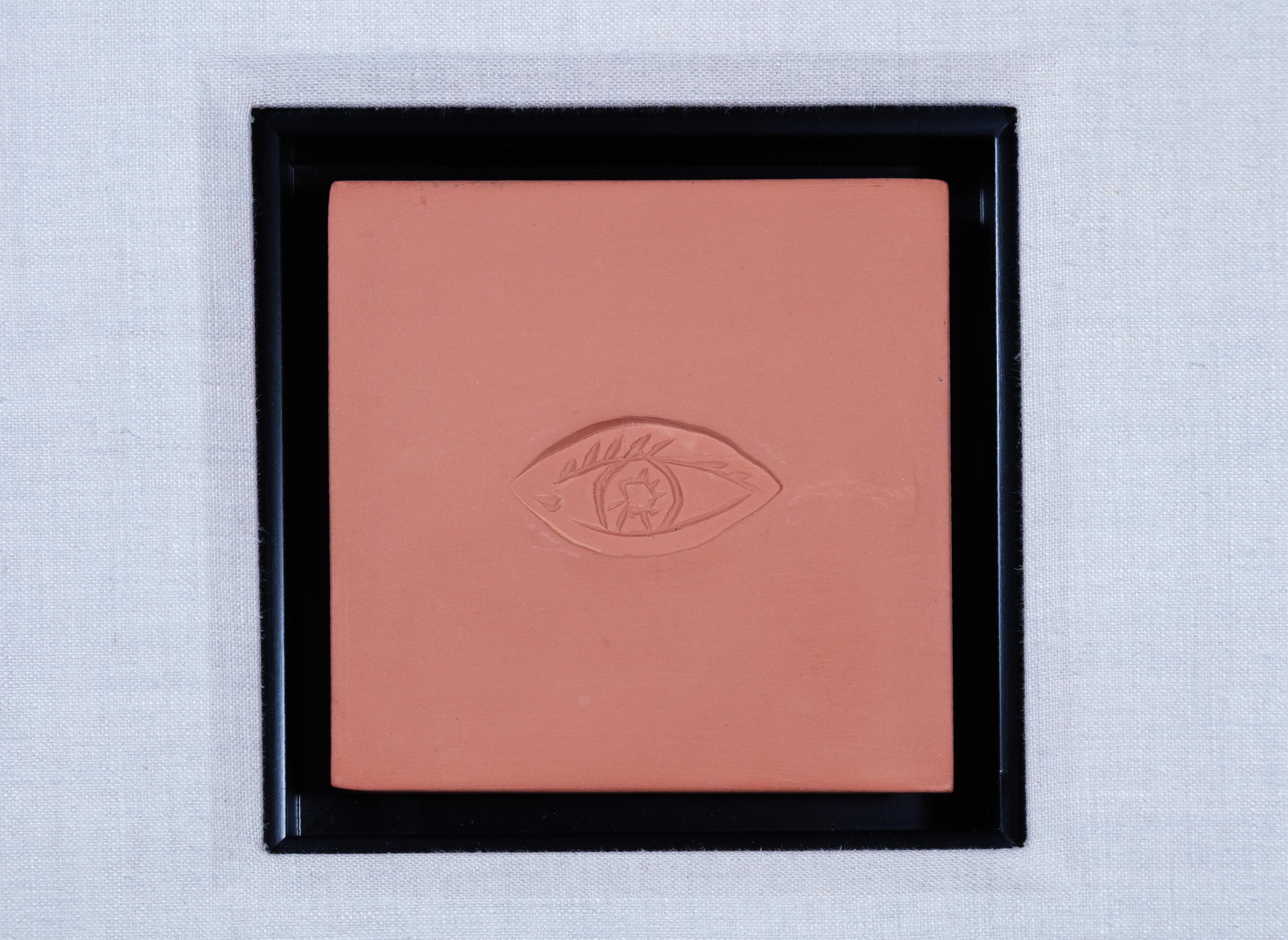 Stamped with artist stamp on verso. Edition number written on verso. Ed. 50/500.
Framed dimensions: 15.88 x 15.88 inches