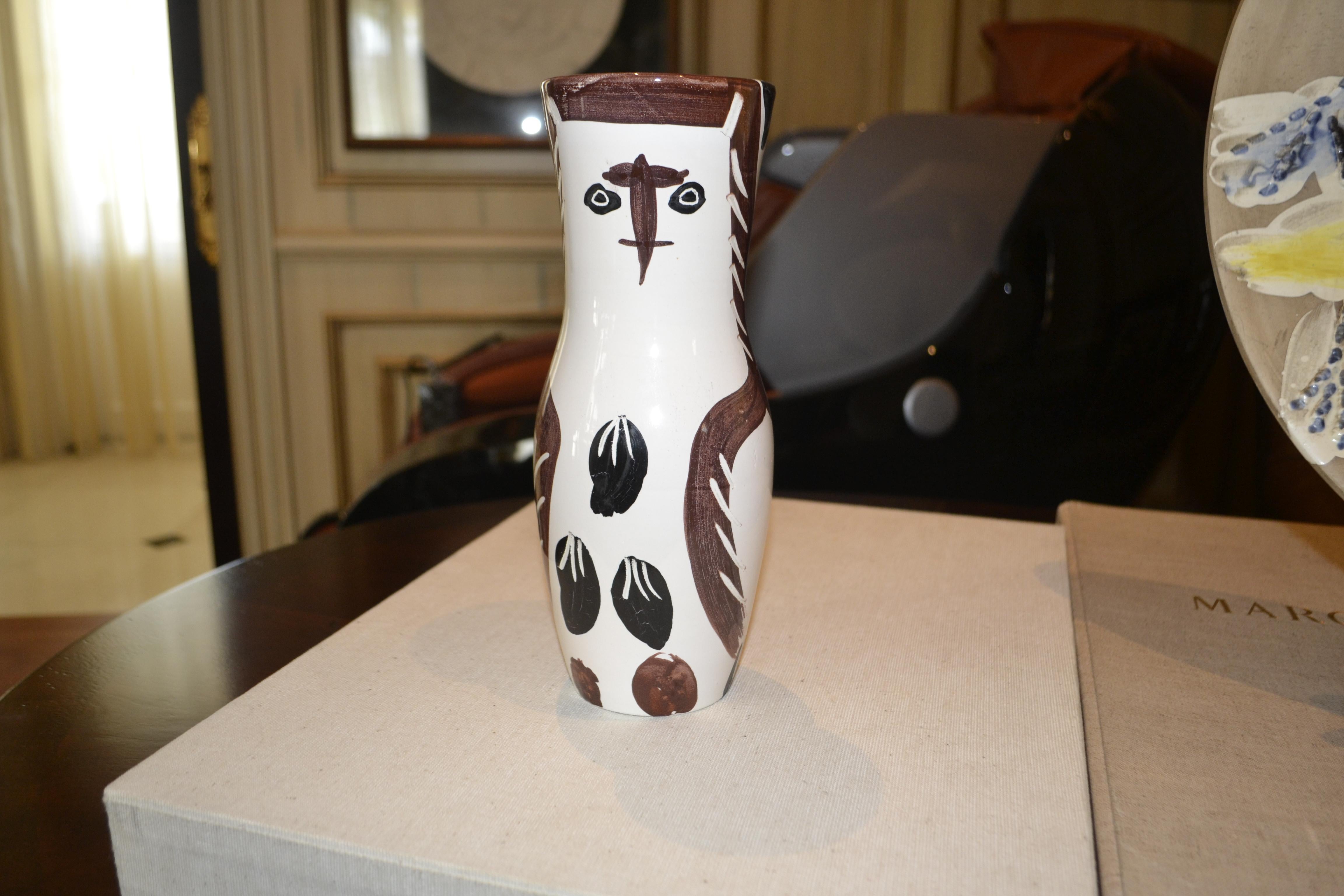 Ramie 135 Chouetton PIcasso Madoura Ceramic - Sculpture by Pablo Picasso