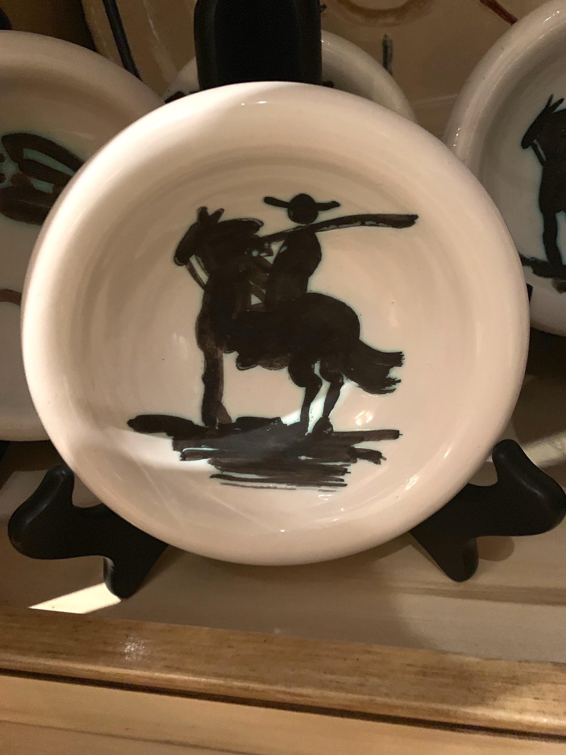 Pablo Picasso Still-Life Sculpture - Ramie 176 Ceramic Ashtray Picasso Madoura Ceramic