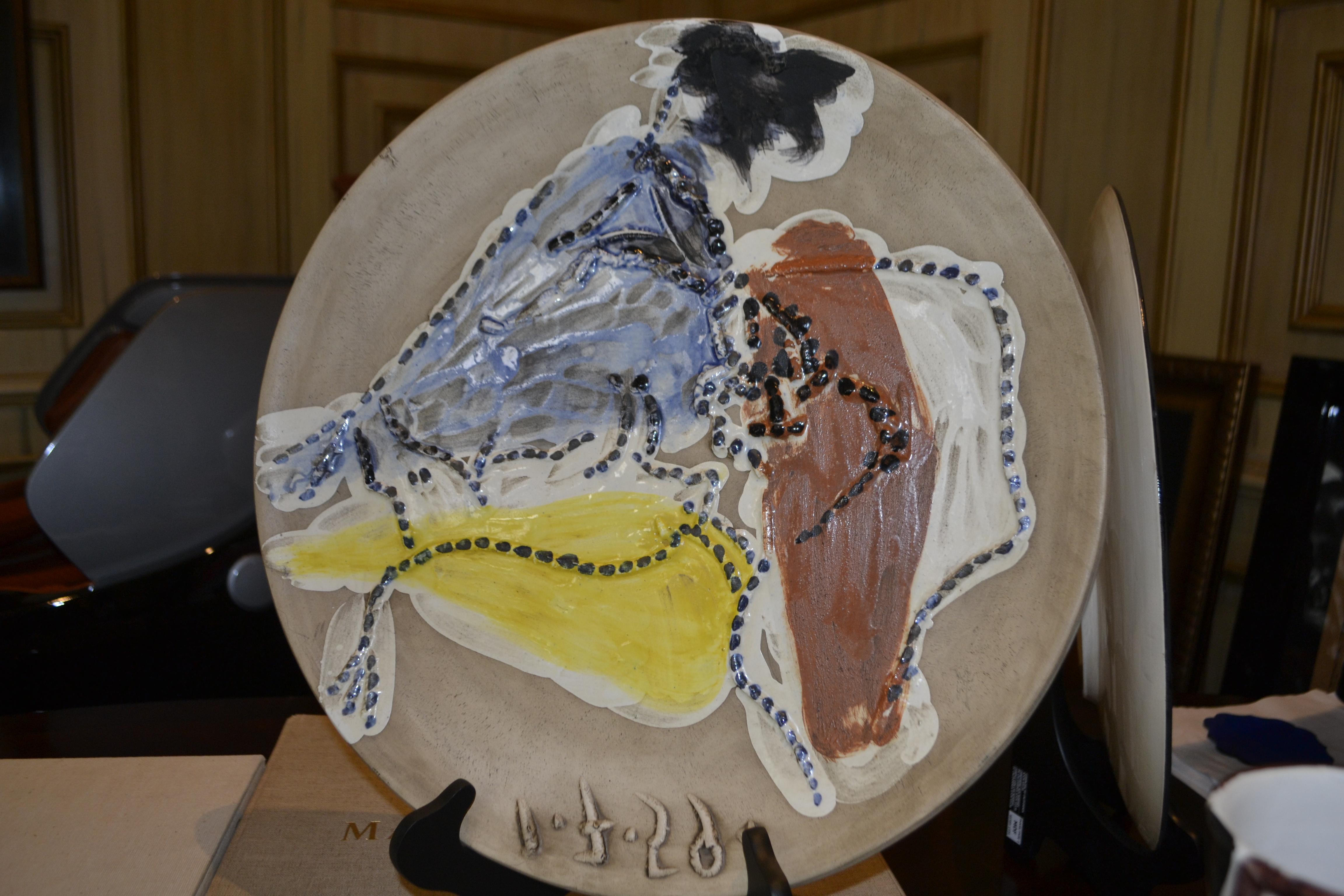 Ramie 417 Picasso Madoura Ceramic - Sculpture by Pablo Picasso