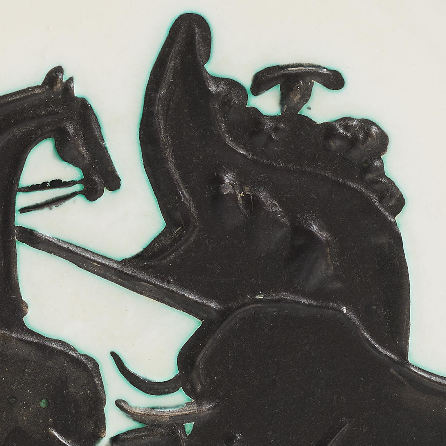 Scène de Tauromachie - Black Figurative Sculpture by Pablo Picasso