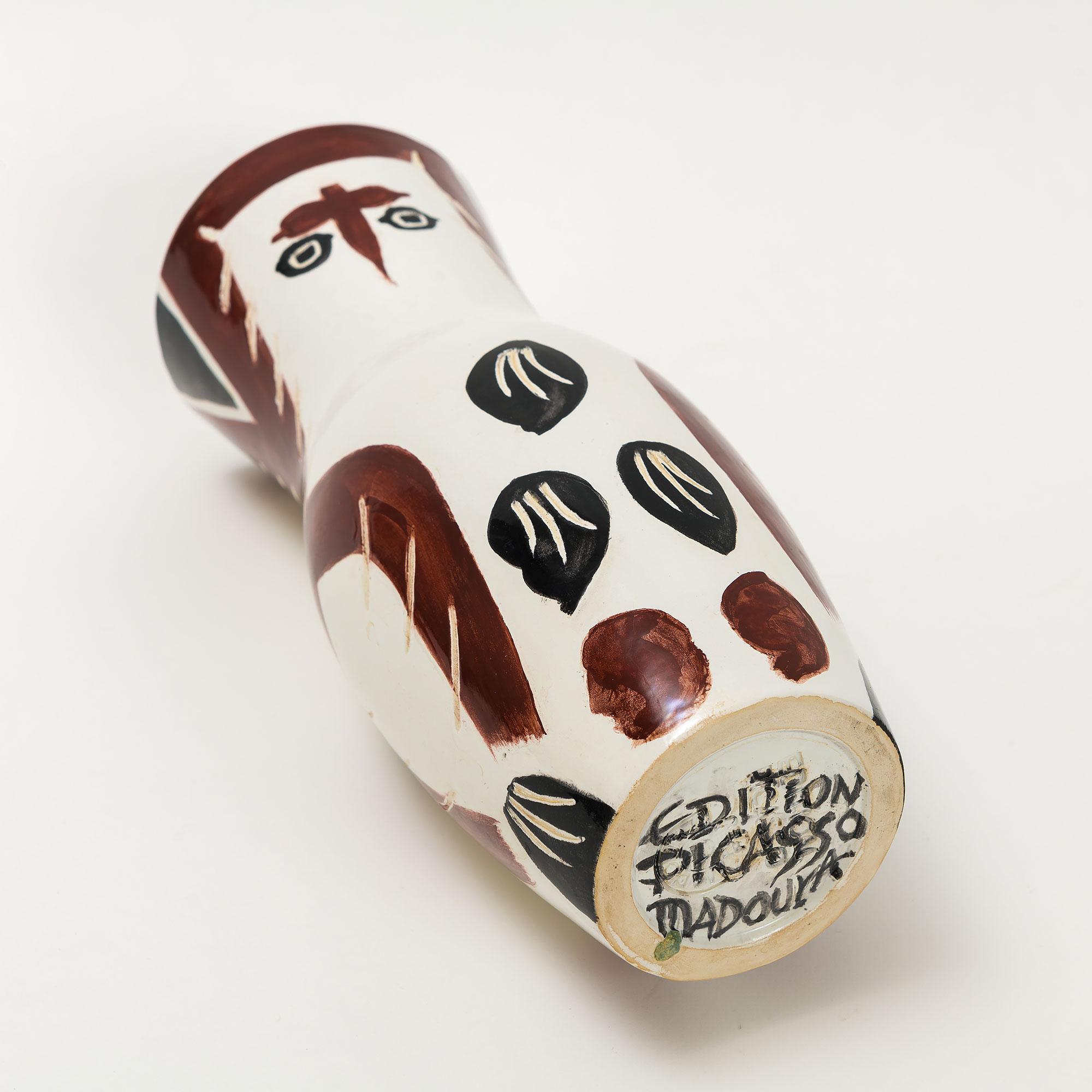 Signed Limited Madoura Pottery Chouetton Owl Vase - Sculpture by Pablo Picasso