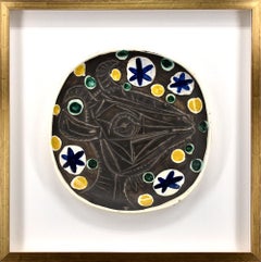 Tete de chevre de profil (Goats head in Profile) Unique color Variant, A.R. 154