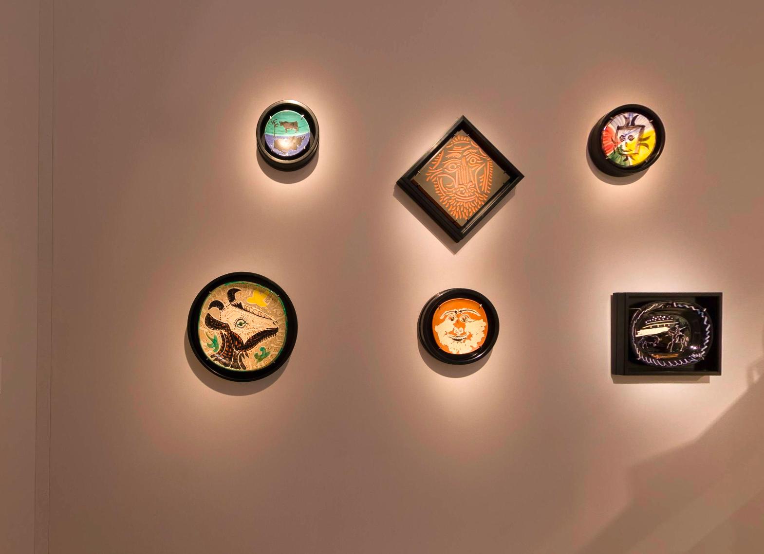 Tête de chèvre de profil, Pablo Picasso, Faïence, Céramique, Assiette, Années 1950 3
