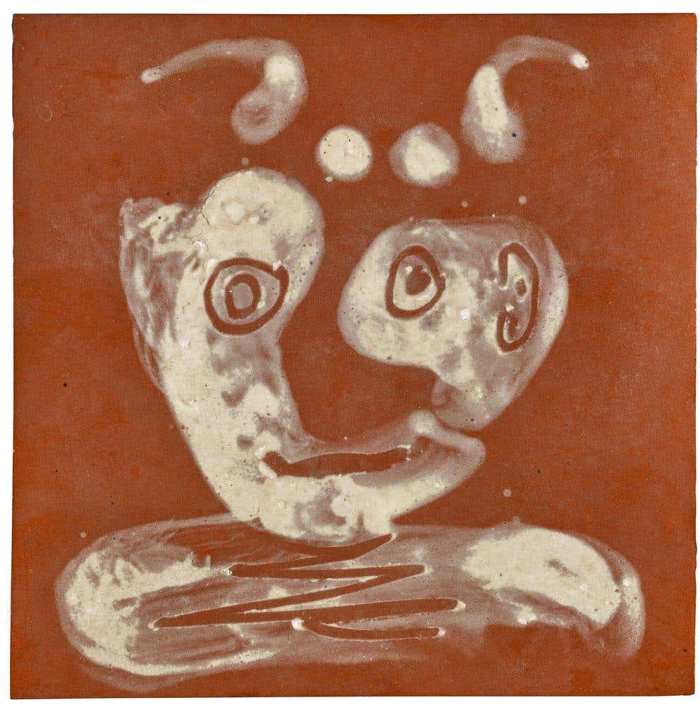 Pablo Picasso T te De Faune Picasso Tile Terracotta Design pablo-picasso-t-te-de-faune-picasso-tile-terracotta-design