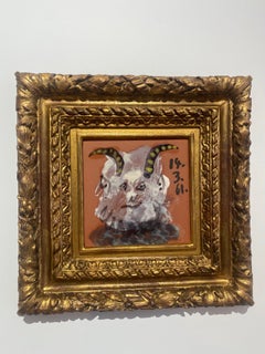 Tête de Faune, Picasso, Unique work, 1960's, Terracotta, Tiles, Design, Sculptur