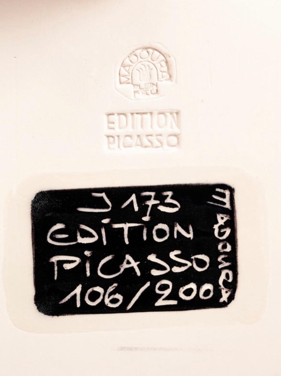 Tête, Pablo Picasso, 1950, Terracotta, Faïence, Sculpture, Céramique, Design en vente 3