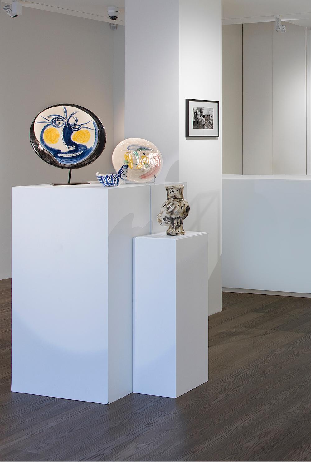Tête, Pablo Picasso, 1950, Terracotta, Faïence, Sculpture, Céramique, Design en vente 4