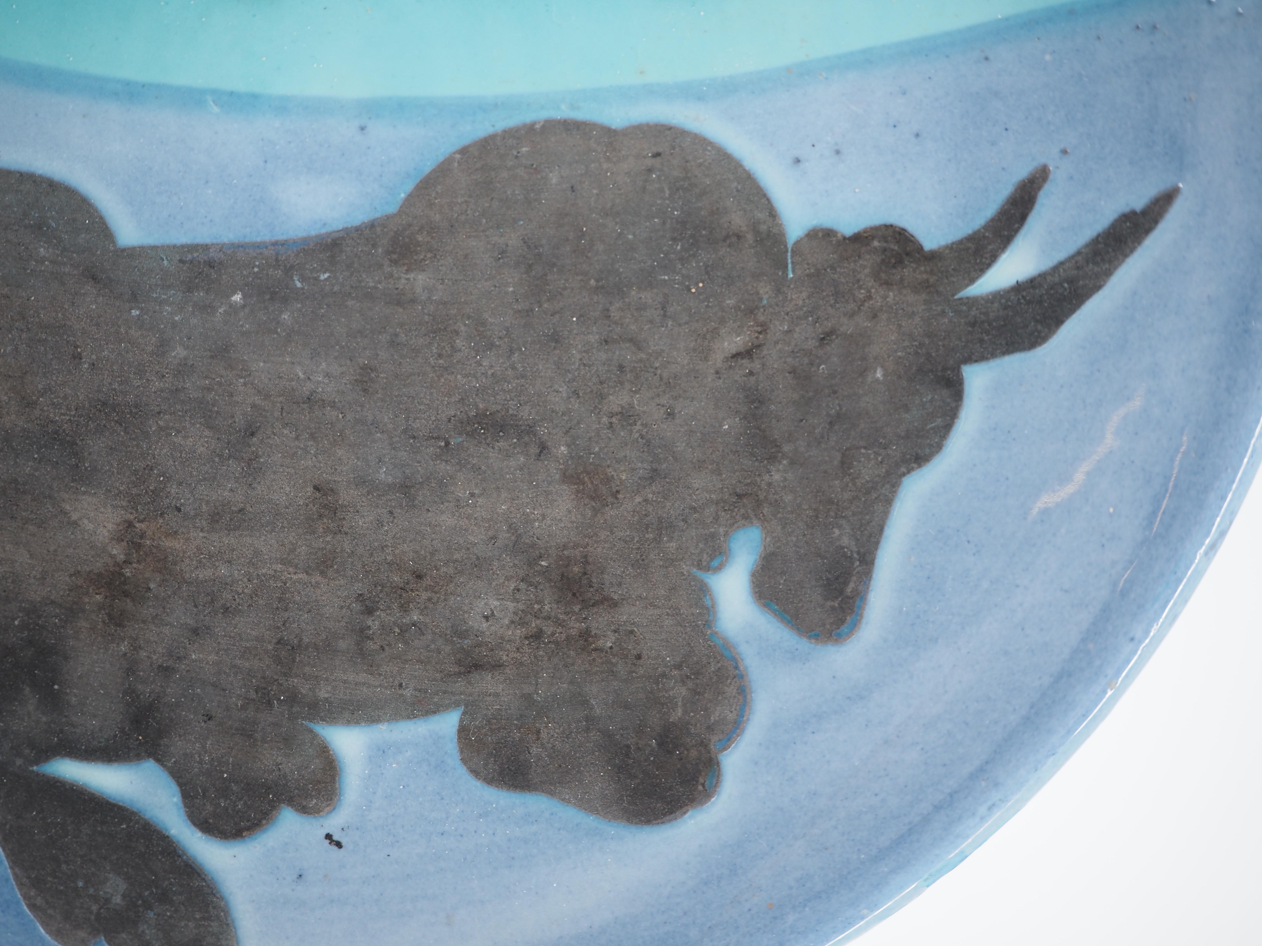 Dos Toros - Cerámica Original MADOURA - Edición de 500 (Ramié #161) en venta 1